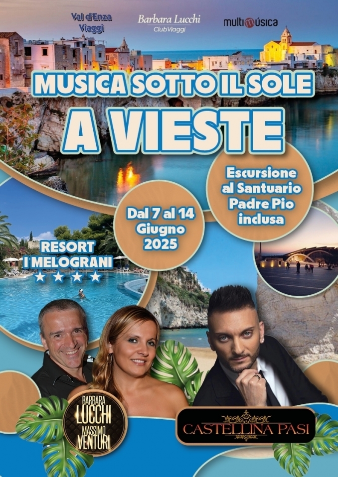 MUSICA SOTTO IL SOLE A VIESTE - 7 GIORNI - BARBARALUCCHI-MASSIMOVENTURI